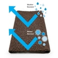 thumbnail image 3 of Step Rug,Premium,PVC Scrub w/UV&TPE Back17.5" x18"Brown(E/F), 3 of 9