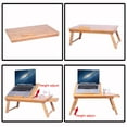 Ktaxon Bamboo Folding Laptop Table Lap Desk Bed Portable Computer Tray Stand Holder Wood Read