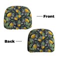thumbnail image 6 of Kdxio Hand Drawn Citrus Fruits Elegant Lemons Pattern Print 2 Piece Car Head Rest Covers Set Auto Front/Rear Seats Headrest Cover Universal Fit Most Cars,Sedan, SUV, 6 of 9