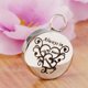 thumbnail image 1 of redondo de acero inoxidable a prueba de agua Siempre corazón Cremación abuela Hugo Memorial Cremation Pendant, 1 of 10