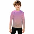 thumbnail image 5 of YAYUBA Girls Long Sleeve Swimsuit Upf 50+ Sun Protection Rash Guard Swim Shirt Quick Dry Youth Water Shirts for Beach Pool, 5 of 6