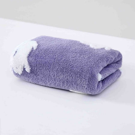 100Fens Super Soft Velvet Rabbits Jacquards Hand Towel Super Absorbent Drying Gentle And Skin Friendly