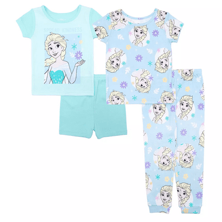 Disney's Frozen Kindness Pajama T-Shirts, Pajama Shorts & Pajama Pants Set For Toddler Girl, 3T