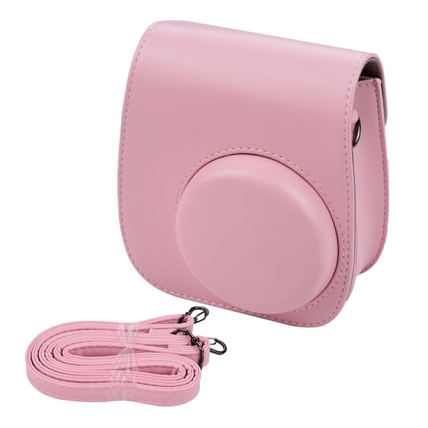 Porte-sac Appareil Photo Instantané Portable Cuir PU avec Bandoulière Compatible avec Fujifilm Fuji Instax Mini 11