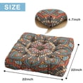 thumbnail image 7 of Sacred Symbolic Mandala Pillow&nbsp;– Large 22 Inch Square Cushion, Mystic Cultural Print, Supportive for Back Pain Relief, 7 of 7