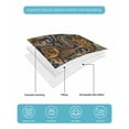 thumbnail image 5 of Boho Floral Twin XL Size Down Alternative Comforter, Lightweight Comforter Quilt Bedding Set with Pillow Shams Vintage Botanical Paisley Flower All Seasons Bed Comforter Duvet Insert 68"x98", 5 of 7