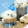 thumbnail image 5 of Cute Himalayan Vulture Bird Stuffed Plush Toys, Bird Plushies, 5 of 9