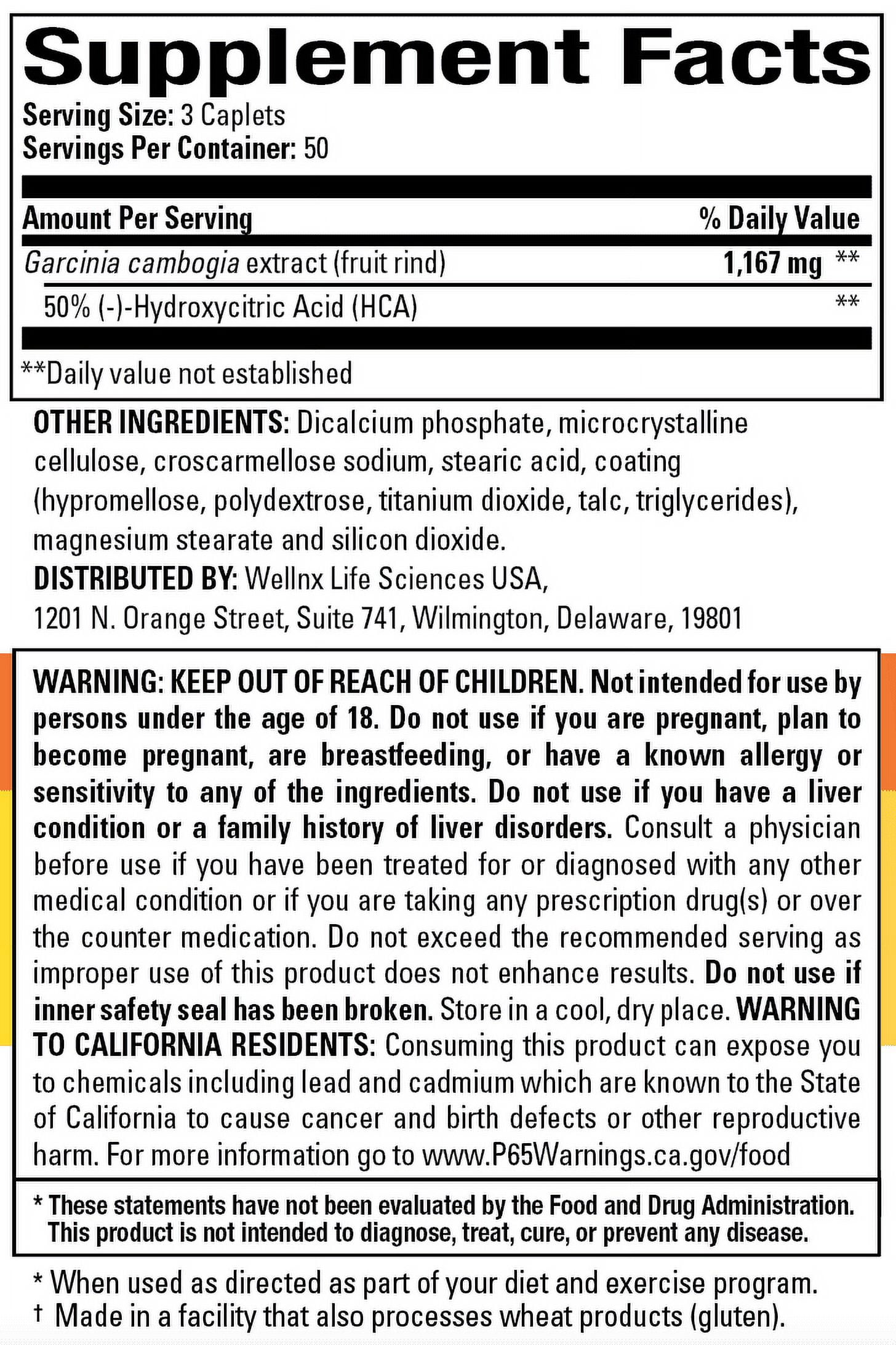 Nature's Science Garcinia Cambogia, 150 Count