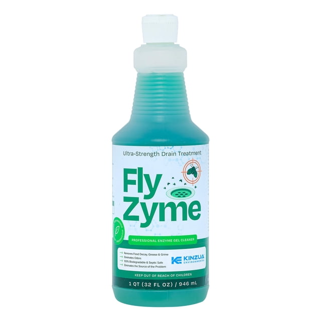 Limpiador enzimático de desagües Kinzua Fly-Zyme 946 ml para moscas de la fruta