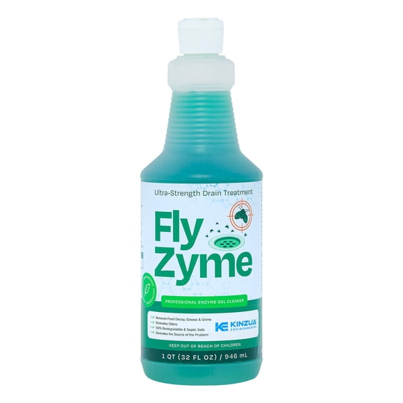 Limpiador enzimático de desagües Kinzua Fly-Zyme 946 ml para moscas de la fruta