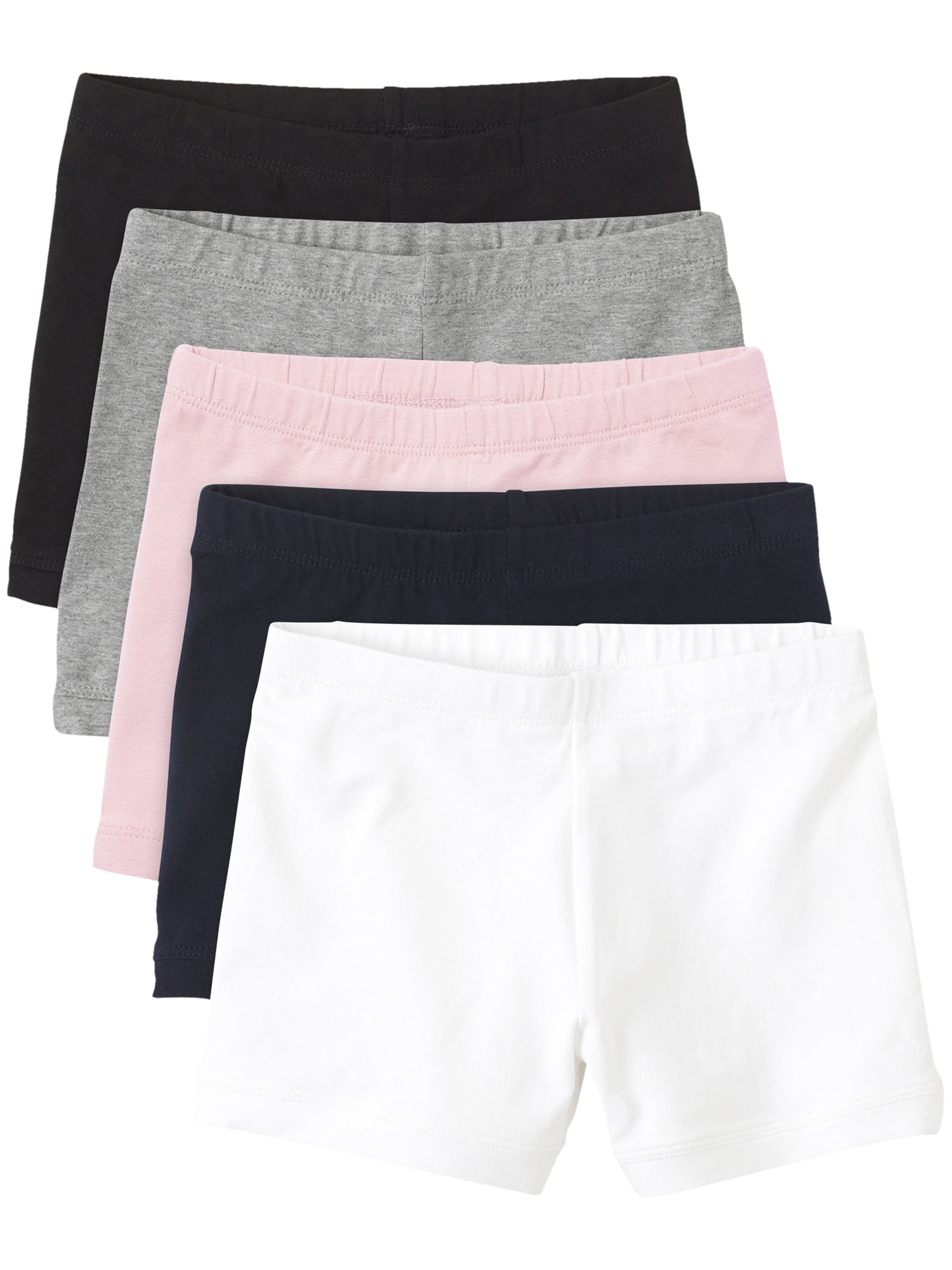 The Children's Place Girls Cartwheel Shorts, 5-Pack, Sizes XS-XXL