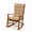 Beige, variant on ROFIEJOX Indoor Rocking Chair Cushion with Ties, 21" x 17" x 3" Back and 17" x 17" x 4" Seat, Tufted Padding, Non-Slip Bottom, Beige