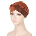 thumbnail image 2 of Vorkoi Women Turban Pre-Tied Bonnet Braid Turban African Head Wrap for Woman, 2 of 15