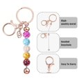 thumbnail image 5 of Jiibva 24Pcs Beadable Keychains Bars, Metal Beaded Keychain Blanks Bulk Making Supplies Kit with Lobster Hook for Pendant DIY Art Crafts, 5 of 6