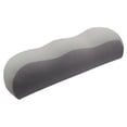 thumbnail image 3 of Almohada de espuma viscoelástica para piernas en forma de media luna para el cuidado de la salud, ideal para yoga en casa, dormir y dar soporte a la espalda. Gris, 3 of 9