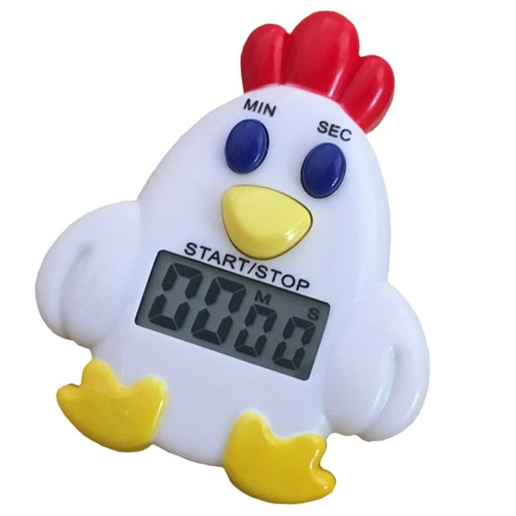 COSMOBETTY Chicken Cooking Timer Adorable Countdown Time Alarm for Office and Shop Use 1Pcs