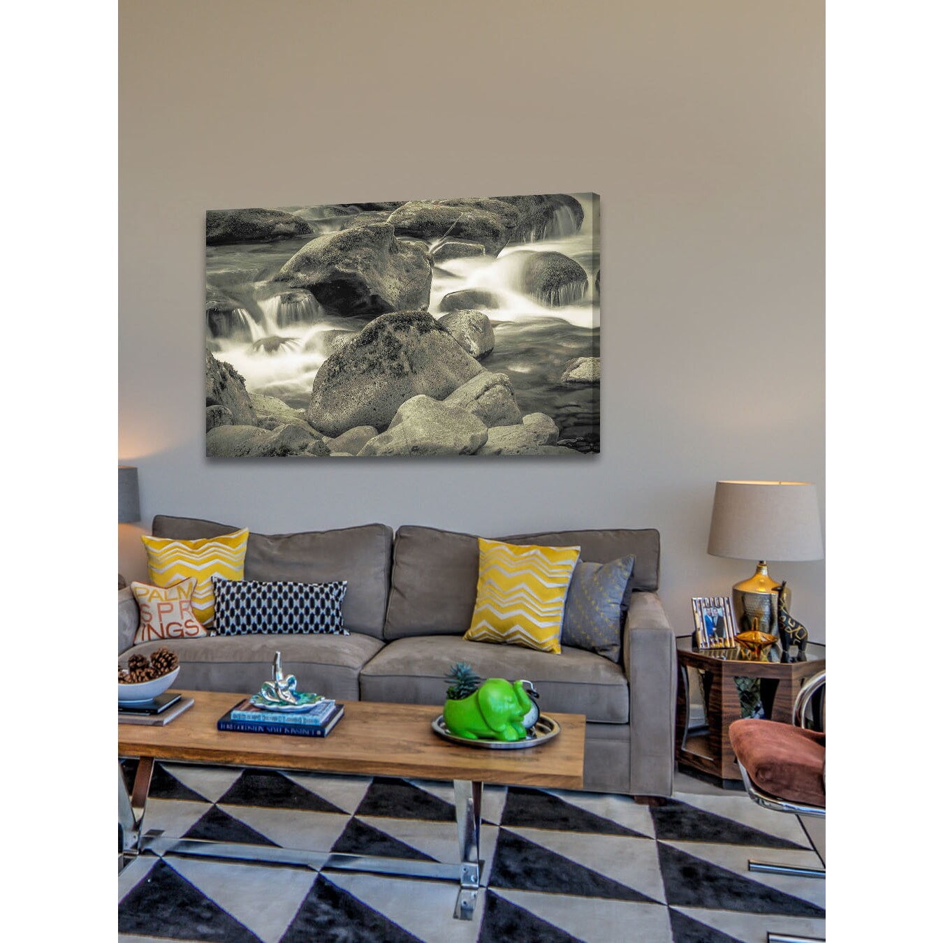 Marmont Hill "Through the Boulders" Painting Print on Canvas