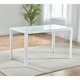 thumbnail image 3 of Mesa de vidrio rectangular de 130cm con patas de mesa metálicas, 3 of 6