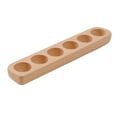 thumbnail image 2 of Wooden Egg Holder Egg Tray Organizer with 6 Slots for Refrigerator Countertop Kitchen Fresh Egg Storage, 2 of 9