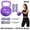 Purple, variant on 13.23-17.64LB Soft Kettlebell with Wrist Guard, Safe Strength Training Gear for Home Workout, Weight Loss and Body Toning for Men & Women