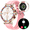 Black, variant on VOPOCO Ladies Smart Watch, 1.27" HD Touch Screen Diamond-studded Menstrual Cycles Watch with 100+ Sports Modes Tracker, iPhone Android