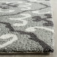 thumbnail image 3 of SAFAVIEH Four Seasons Jillean Floral Polyester Area Rug, Grey/Ivory, 5' x 8', 3 of 6