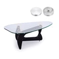 thumbnail image 4 of Unique Bargains M8 Thread 40mm Diameter Round Shape Aluminum Disc Hardware 4pack Aluminum Circle Disc Glass Top Adapter for Glass Table, 4 of 5