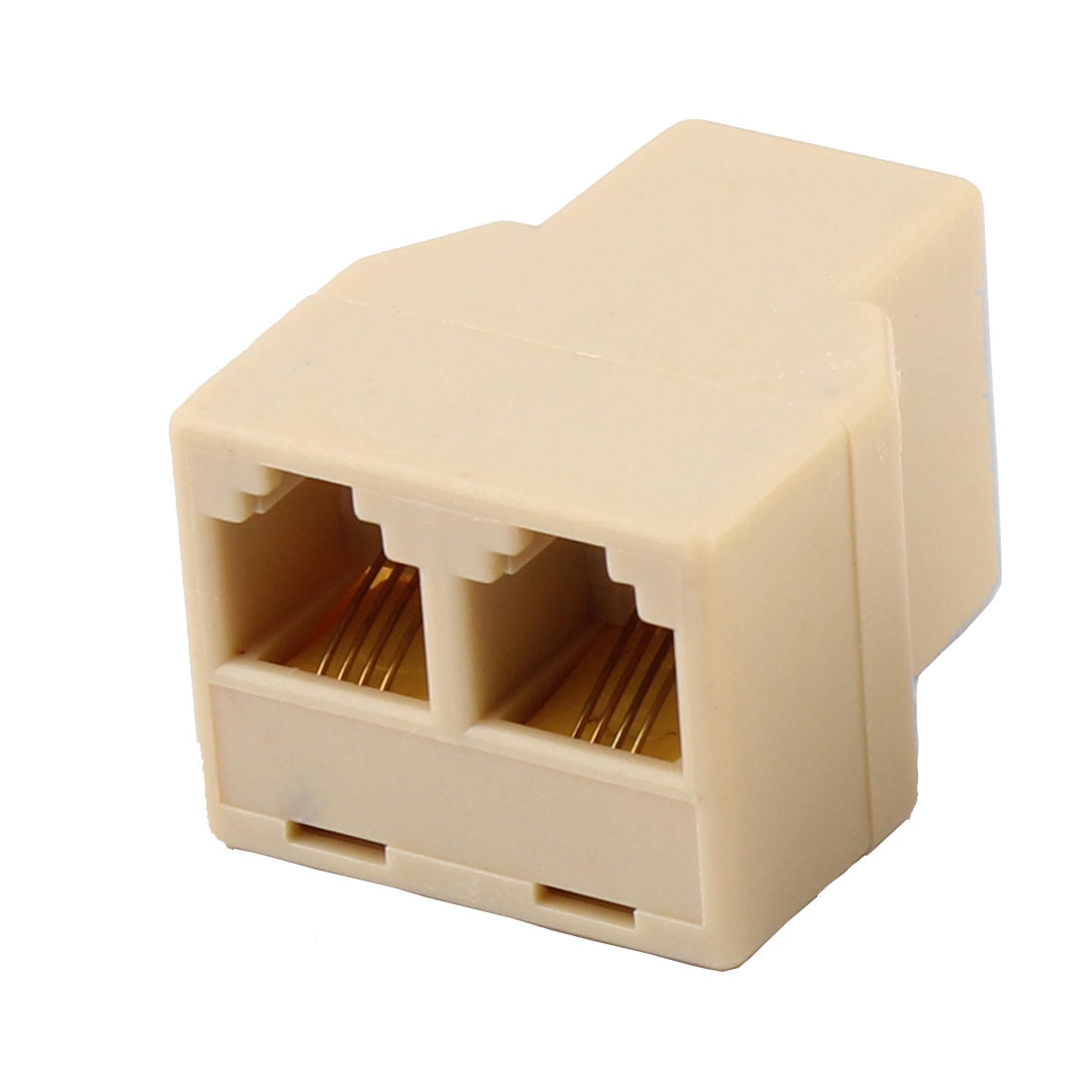RJ11 6P4C Female to Dual Female Phone Jack Splitter Adapter Divider