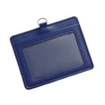 thumbnail image 1 of Inteprter 10 piezas de portatarjetas de identificación, suministros de oficina de negocios, funda protectora informal de colores, funda para tarjetas de Carpetas de archivos Horizontal/Azul oscuro, 1 of 6