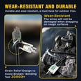 thumbnail image 3 of 12/3 Gauge Heavy Duty 50ft Outdoor Extension Cord, Waterproof with LED Lighted End,black,Waterproof,ETL,flexible, 3 of 8