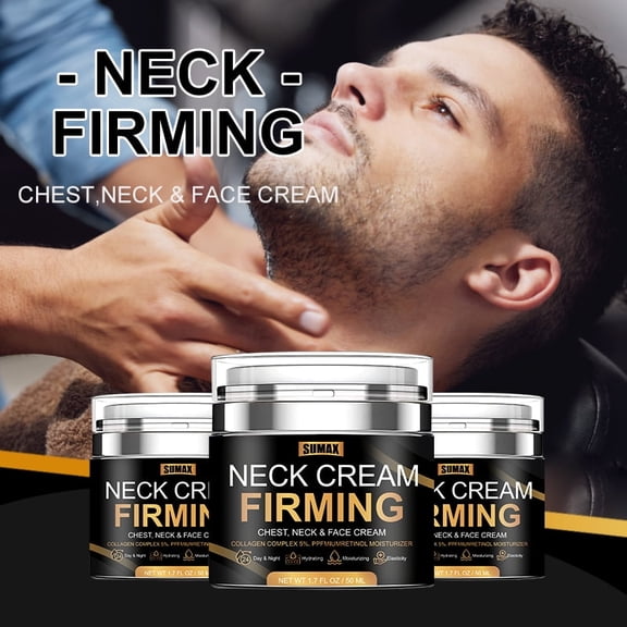 3PC Mens Neck Cream  Targeted Skincare for a Sharper, More Defined Look