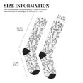 thumbnail image 4 of Sikiie Lavender Flowers 1 Pairs Compression Socks for Men and Women 15-20 mmHg Running Support Socks, 4 of 7