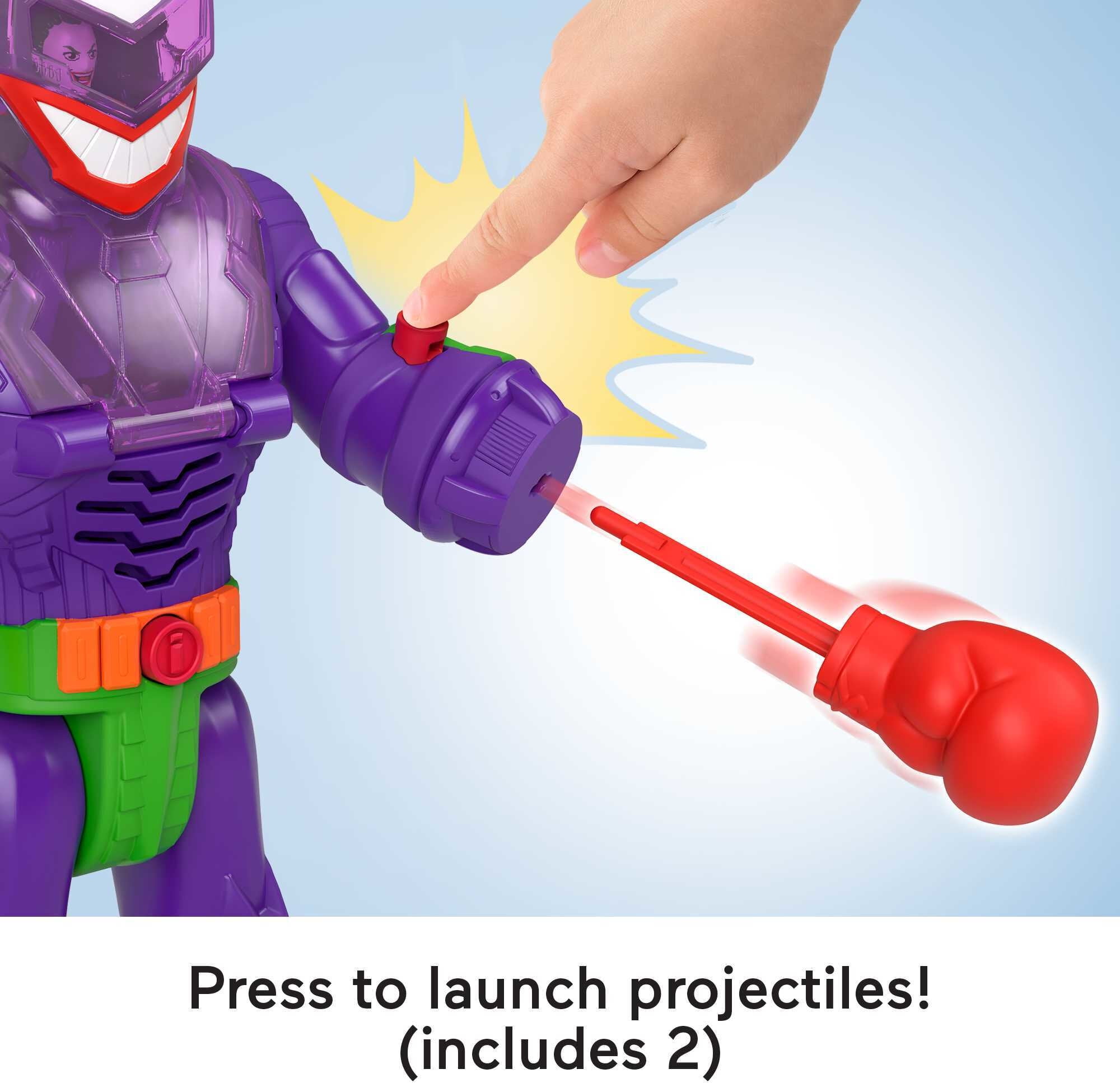 Imaginext DC Super Friends The Joker Robot Toy with Lights Sounds and Insider Figure, Preschool Toys