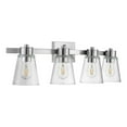 thumbnail image 1 of Prominence Home Fairendale 4 Light Brushed Nickel Bathroom Vanity Light with Clear Glass, 1 of 10