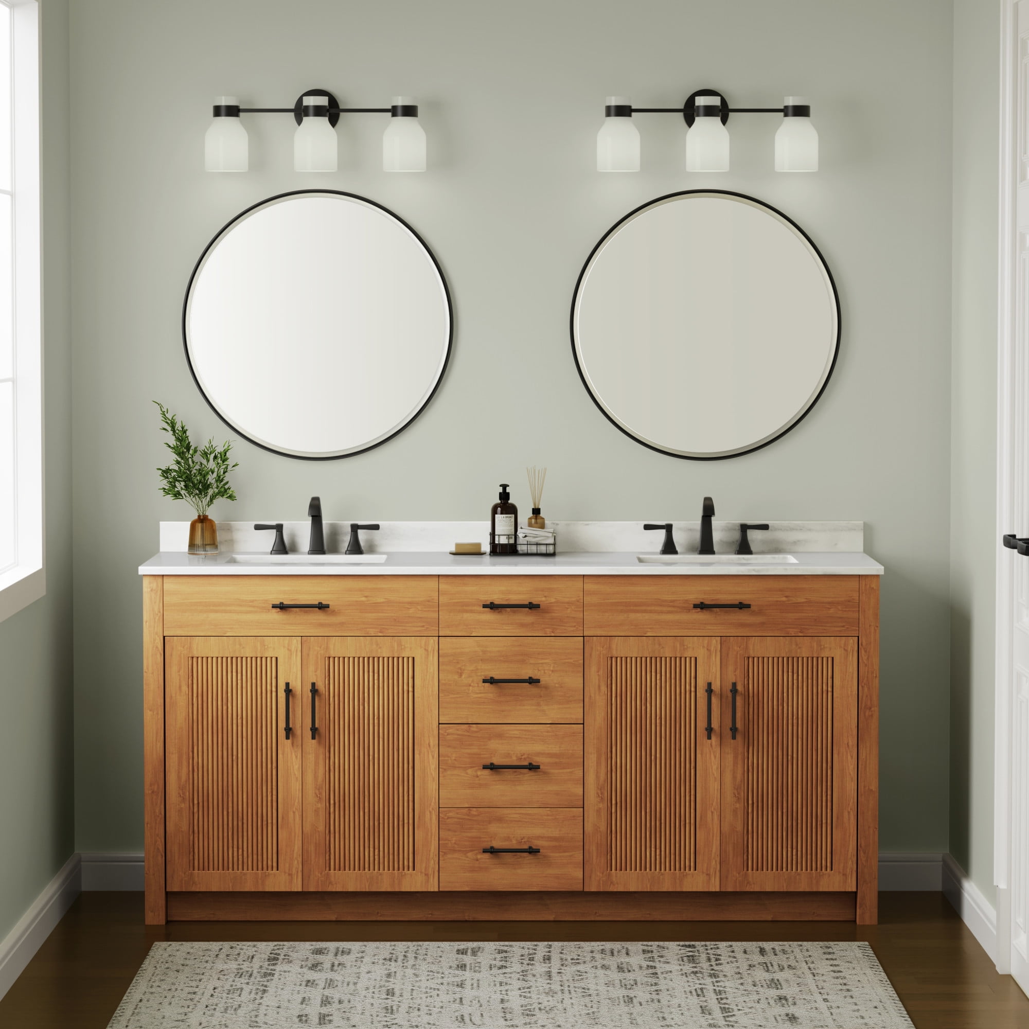Millennium Lighting 23003-PN Corella 3 Light 23" Wide Vanity Light - Nickel