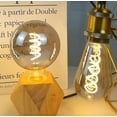 thumbnail image 6 of LINLIN LED Edison Bulb, Vintage Spiral Filament Light Bulb 4W E27 Base, Smoky Grey Glass Decorative Light Bulb for Bedroom Wedding, 6 of 7
