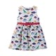 thumbnail image 1 of Vestido Beebay con estampado de dinosaurios y detalle de lazo, sin mangas, 7 años, 1 of 4
