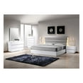 thumbnail image 3 of Best Master Furniture Florence White/Gray Platform Bed, Eastern King, 3 of 4