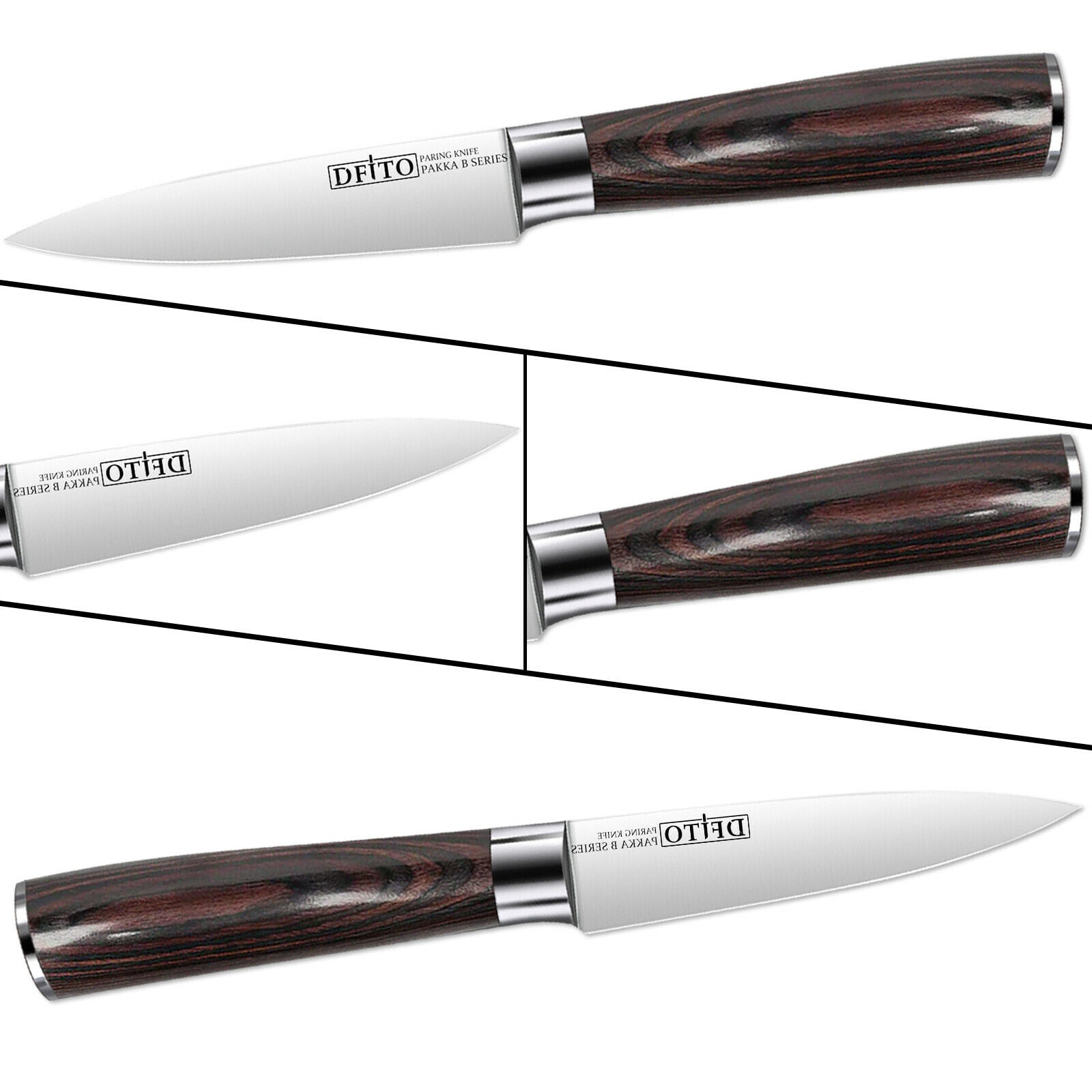 Paring Knife - PAUDIN 3.5 Inch Kitchen Knife N8 German High Carbon  Stainless Steel Knife, Fruit and Vegetable Cutting Chopping Carving Knives  