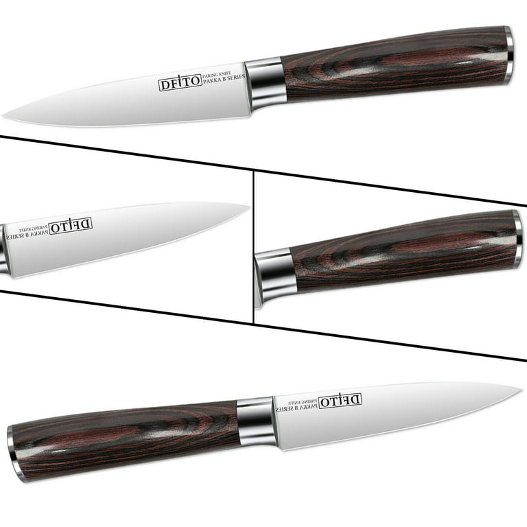 CUTLUXE 3.5 Paring Knife, Small Kitchen Knife, Peeling Knife