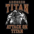 thumbnail image 2 of Juniors Attack on Titan Armored Titan Jersey T Shirt, 2 of 4
