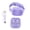 Purple, variant on Riousery Wireless Earbud with Page Turner Camera Shutter Remote Control Watch Strap, Bluetooth 5.4 Earphone Scrolling Remote for Electronic Book Short Video App, 0.13 lbs / 60 g, Black