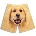 thumbnail image 4 of JHIALG 3D Dog Head Shorts, Men's Pajama Pants Golden Retriever Sleep Shorts, Funny Men's Quick Dry Athleisure Pants E7N2, 4 of 8