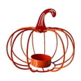 thumbnail image 2 of geerera Pumpkin Wire Candle Holder, Metal Tea Light Stand, Modern Fall Tabletop Decor for Thanksgiving, Halloween & Home Centerpiece, 2 of 6