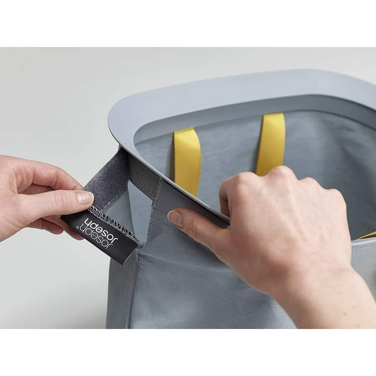 Joseph Joseph 90L Easy-Empty Laundry Hamper, Dual Compartment