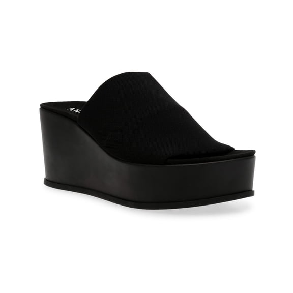 Anne Klein Womens AKVENTI Slip On Lifestyle Wedge Sandals