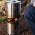 thumbnail image 5 of Solo Stove Pot 4000 Stainless Steel Camping Pot for Outdoor Campfire Great Cookware Equipment for Backpacking Kitchen Bushcraft Survival Gear and Cooking, 5 of 5