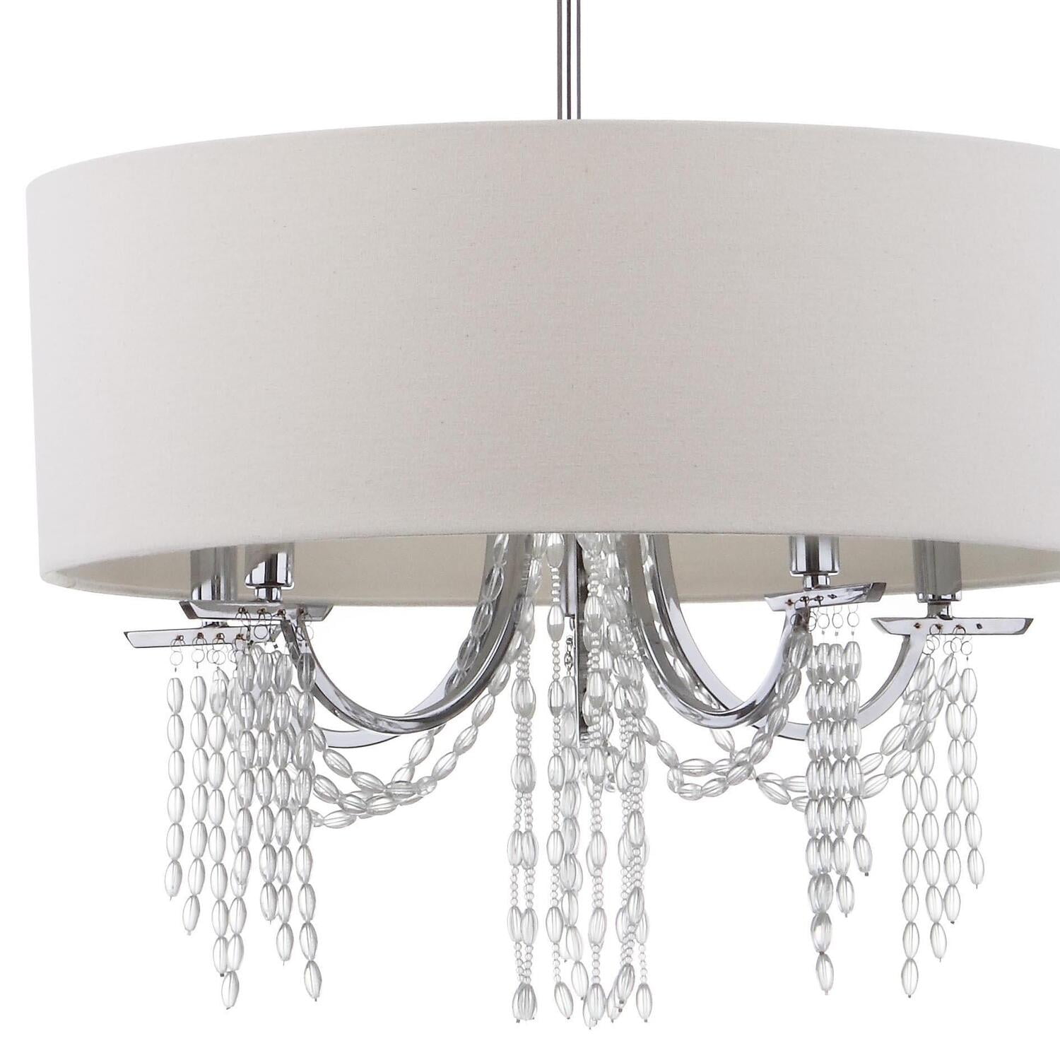 Safavieh Justine 6 Light 22 In. Dia. Adjustable Pendant, Brass