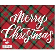 Holiday Time 1PK Supersize Plaid MC Folding Gift Box