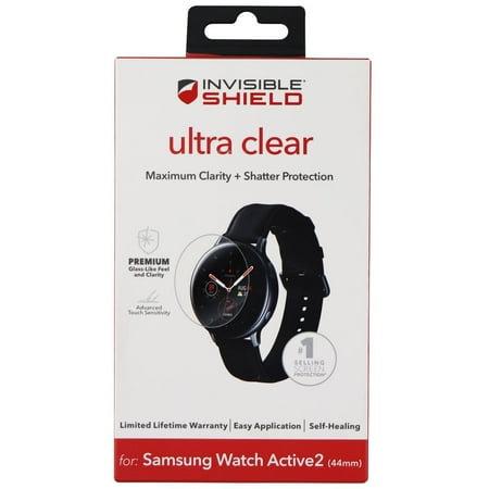 ZAGG - InvisibleShield Ultra Clear Screen Protector for Samsung Galaxy Watch Active2 44mm - Clear
